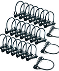 24 Pack Heavy Duty Shaft Locking Pins With Drop Dead Silent Springs For Tree Stands Hunting Ladders And Yard Safety Hardware arranged on a white background.