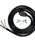 50 Amp Range Cord 4 Prong 4 Wire With Eyelet Connectors 10 Foot Copper Appliance Power Cord For Stoves And Dryers Heavy Duty