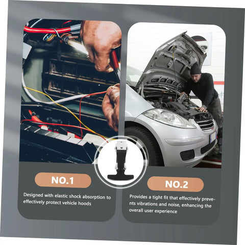Elastic Shock Absorbing T Handle Draw Latch Rubber Hood Lock For Coolers And Marine Gear, mechanic working on car engine