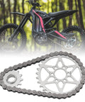 Beefy Drive Sprocket And Chain Kit For Surron Light Bee X And Segway X160 X260 Dirt Bikes, 420 Chain With 30T Front Sprocket, Outdoor View