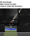 Replacement Cleaner Head Attachment For V6 Cordless Vacuum, LED-lit bristles under furniture, dark floor cleaning