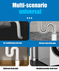 All In One White Seal Putty For Quick Mending And Waterproof Sealing That Blocks Odors And Drafts Great For Air Conditioning Gaps Ducts Pipes Drains And Plumbing Repairs shown in various applications including air conditioning vent, kitchen sink, bathroom drain, and washing machine hose.