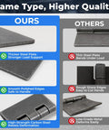 Comparison of Tough As Nails 3 Inch Weld On Hinges Heavy Duty Carbon Steel Butt Hinges showing quality and features.