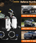 Ford Front And Rear Fuel Pump Assembly For F-150 F-250 F-350 1992 1997 Drop In OE Style Fitment Replaces SP2005H SP2007H
