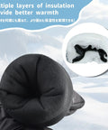 Kids Ski Gloves Cool Warm Winter Thermal Fleece Snow Gear For Skiing And Snowboarding Water Repellent Black Size L Ages 12 14