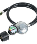 Three Foot Propane Hose Regulator With Gauge For Weber Charbroil Nexgrill Cuisinart Grills Patio Heaters And Fire Pits Low Pressure
