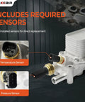Dodge Beefed Up 3.6L Aluminum Engine Oil Cooler Filter Housing Upgrade with pre-installed sensors
