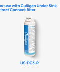Under Sink Water Filter System With Direct Connect For Premium Lead Filtration And Easy Hookup 12-month cartridge view.