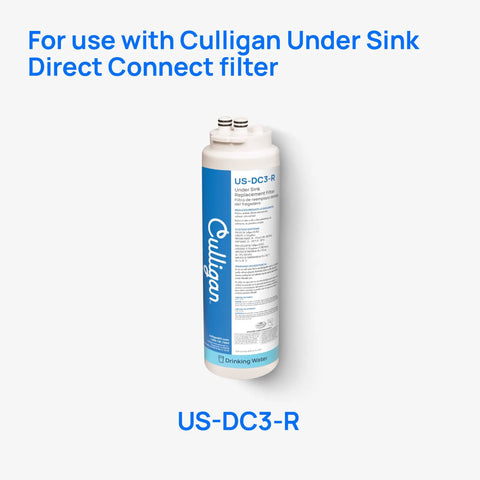 Under Sink Water Filter System With Direct Connect For Premium Lead Filtration And Easy Hookup 12-month cartridge view.