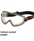 GoggleGear Indirect Vent Safety Goggles With Clear SGAF Lenses, Anti-Fog Coating For Droplet, Splash and Dust, ANSI Z87.1-2020 Compliance, Pack Of 10.