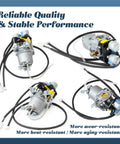 Carburetor Replacement Kit For 5000W Dual Fuel Inverter Generator 71367 70143 With Gaskets And Fuel Line, multiple angles