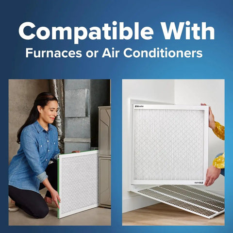 Installing 16x20x1 Inch Pleated Air Filter With MERV 8 MPR 700 Electrostatic Filtration For AC And Furnace in home system