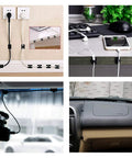 Self Adhesive Cable Clips With 3M Adhesive used to organize cables on walls, desks, and car interiors