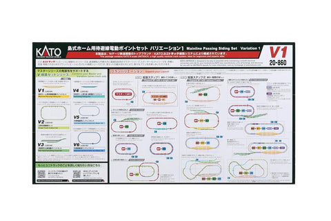 N Gauge Island Home Wait Line Electric Point Set Version One 20 860 For Your Model Railroad Layouts Slick Compact Shima Style Track Switch Kit For Starter And Master 1 Systems black KATO V1 box