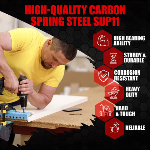 45 Piece Screwdriver Bit Set For Impact Drivers And Drills With Handy Storage Case Packed With Hex And PZ Bits Plus 25mm Impact Bits For Wood Metal Cement A Handy Pro Grade Drill And Screwdriving Kit Built For Home DIY And Pros