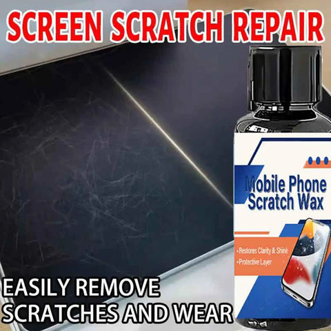 Phone Screen Scratch Remover Kit 40ml 100ml With Sponge Quick Fix Gentle Polish For Glasses Mirrors Watches Laptops And More Electronics To Restore Clarity And Smooth Out Surface Scratches