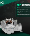 Heavy Duty Rear Final Gear Differential Assembly Fits Honda Rancher 420 Atv 2007 To 2013 Factory Spec Replacement 41300Hp560 side view with installation details.