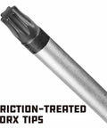 Friction-treated tip of 9 Piece Torx Star T Handle Hex Allen Key Wrench Set With Speed Sleeves For Fast Spin.