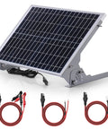 20W 12V Solar Battery Charger Maintainer With Smart MPPT Controller Waterproof 20 Watt Solar Panel Kit With Adjustable Mount Bracket