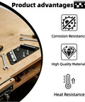 Heavy Duty Precision Workbench Plate Kit With Powder Coated Steel Frame displayed with tools and fasteners