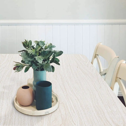 White Wood Grain Peel And Stick Wallpaper For Cabinets And Drawers Self Adhesive Vinyl Liner For Furniture on table surface