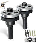 Drill To Angle Grinder Conversion Kit With Connecting Rod Set 2 Pack Attachments Includes Wrench Flange Nuts Spanner And 10mm Arbor Adapter
