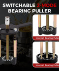 Front view of ISINLASSO 36-in-1 bearing puller kit with 2-mode inner puller and 3-jaw hooks, Amazon