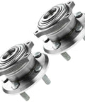 Rear Wheel Hub Bearing Assembly Replacement Set For Dodge Charger 300 Magnum 27 Spline Shaft in metallic finish.