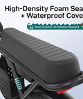High-density foam seat of R7 Electric Bike For Adults With 750W Motor Top Speed 25 MPH Up To 50 Mile Range Per Charge