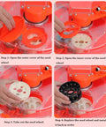 Step-by-step guide to replacing the seed wheel on Seed Sower And Double Mouth Fertilizer Applicator For Garden Rows.