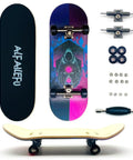 Death Edition Pro Fingerboard Deck 32mm Five Layer Maple Wood With Deep Concave CNC Trucks Thick Base Integrated Pivot Cups Kit