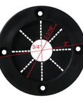 2 Inch Black Rigging Grommet With Flexible Rubber Center And Durable Plastic Outer Ring For Marine Rigging Applications