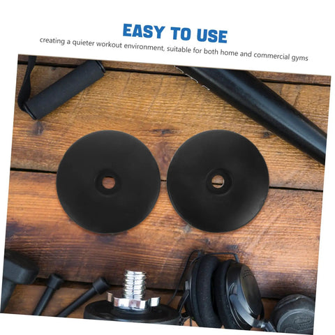 Smooth Rotation Pulley Wheel Covers For Gym Equipment, Noise Reduction Replacement Caps For Fitness Machines, Universal Fitness Pulley Covers, 2 Pairs, Durable Shield For Home Workout Gear black covers on wooden surface