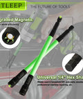 Image of Magnetic 150 Mm 1/4 Inch Nut Driver Set for Impact Drills with SAE 1/4 Hex Bits in Chrome Vanadium Steel, highlighting design.