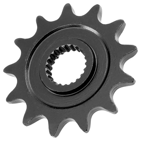 13 tooth front sprocket from Red Drive Chain And Sprocket Kit For Honda CRF250R 2004 To 2010 With Master Link And Rivet Link, steel C49