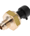 Ford Diesel Fuel Injection Pressure Sensor For Navistar MaxxForce 2007 2010 Rail Pressure Sensor 6.4L Fits F250 F350 F450 F550 Super Duty OE 1846480C2 1 Pc Durable Replacement brass and black sensor