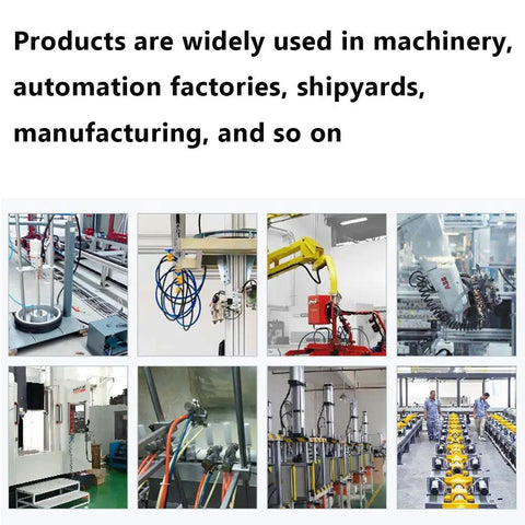 Applications for flexible PU tubing in machinery and manufacturing settings.