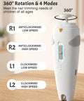 All-In-One Baby Care Kit With 26 Tools Including Electric Nail Trimmer Safe File With Auto Light Portable Nursery Health Care