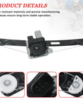 Power Window Regulator With Motor For BMW 3 Series E90 E91 2006-2012 Rear Left Driver Side, Smooth Quiet Window Lift, Durable Replacement