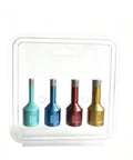 Premium 4 Piece Diamond Tile Drill Bit Set With Vacuum Brazed Tips In 6mm To 12mm Sizes Fits M14 Angle Grinder for ceramics
