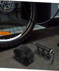 Close-up view of Sturdy Aluminum Roof Rack Bike Carrier Mount With Quick Release Fork Bracket Built Tough For Easy Car Roof Transport Beefy