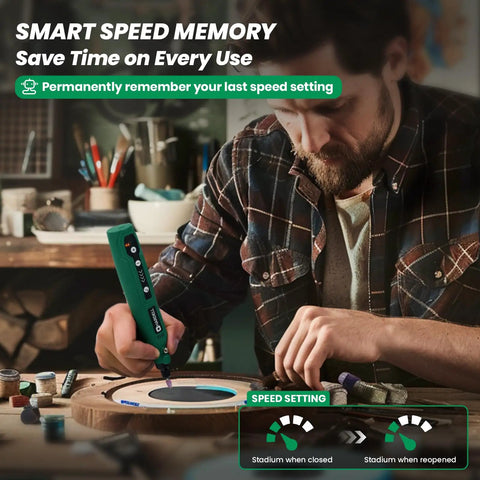 Mini Cordless Rotary Tool Kit With 69 Pieces, 5 Speed USB C Charging, Grab And Go Portable DIY Craft Set for wood carving