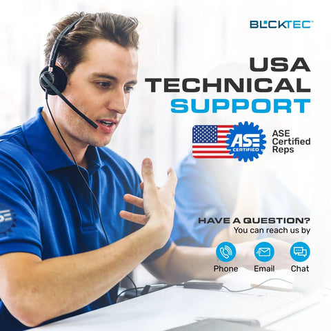 Customer support representative providing technical assistance for 410 Bluetooth OBD2 Scanner For iPhone And Android No Sub Fee OBDII Car Code Reader Diagnose Check Engine Light And Read Codes Like A Pro For 1996 And Newer Vehicles.