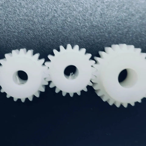 Two Pack 0.5 Module POM Spur Gears With Step Tooth 29 Teeth 15.5mm Diameter Bore Options 3mm To 8mm Straight Cylindrical Gear