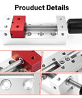 Beast Mode 2 Inch Mini Bench Vise Solid Aluminum Alloy Design For Drill Press Vice detailed view showing clamping mechanism and finish.