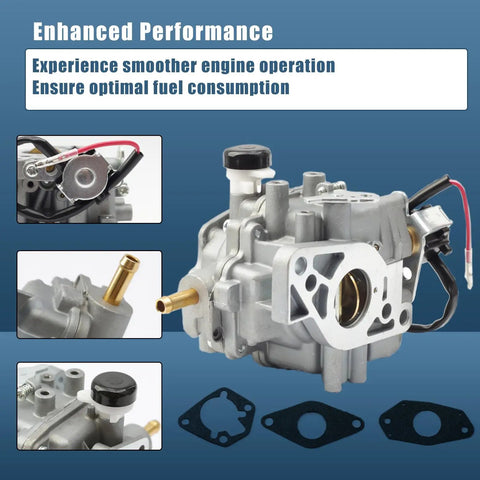 Beefed Up 20HP Carburetor Replacement Kit for Miller Bobcat Welder Kohler CH20S powered with detailed components and gaskets