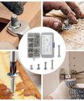 320 Piece 3mm Stainless Steel Hex Socket Screws Bolts Nuts Washers And Flat Round Head Fasteners With Gaskets, Your Go To Rust Resistant 304 Set For Home Auto Marine Repairs. 320-piece 304 stainless steel fastener kit in case for wood and cabinet repairs
