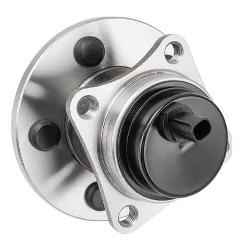 Rear Wheel Bearing Hub Assembly With 5 Lug For Pontiac Vibe 2009 2010 Toyota Corolla 2009 2019 Matrix 2009 2013 With ABS Drop In Replacement, side view