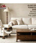 Heavy Duty Furniture Sliders For Carpet Makes Moving Couches A Total Breeze While These High Grip Moving Pads keep flooring pristine under couch legs.