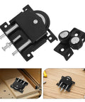 Black Metal Sliding Door Hardware Kit With Heavy Duty Closet Door Pulleys For Ultra Smooth Silent Operation Perfect For Barn Doors And Wardrobe Cabinets Featuring Robust Load Bearing Wheels That Fit T Shaped And U Shaped Tracks Boosts Home Value Now, black metal rollers